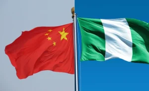 China and Nigeria Flag